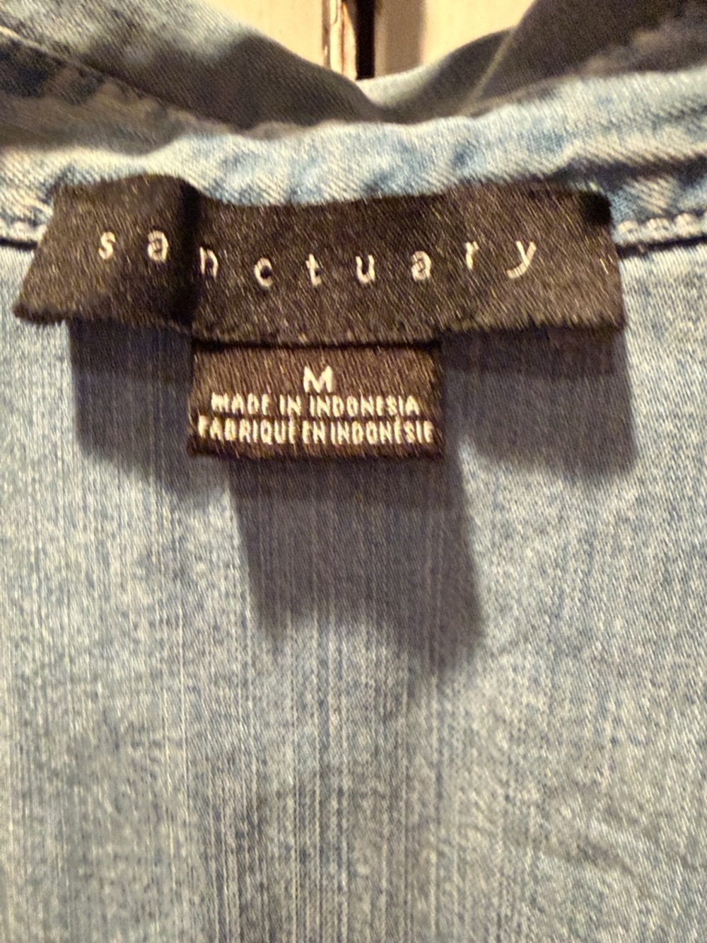 Sanctuary Light Wash Denim Shirt Dress - Picture 8 of 11